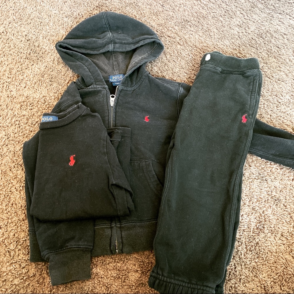 3 piece set Polo Ralph Lauren sweat suit